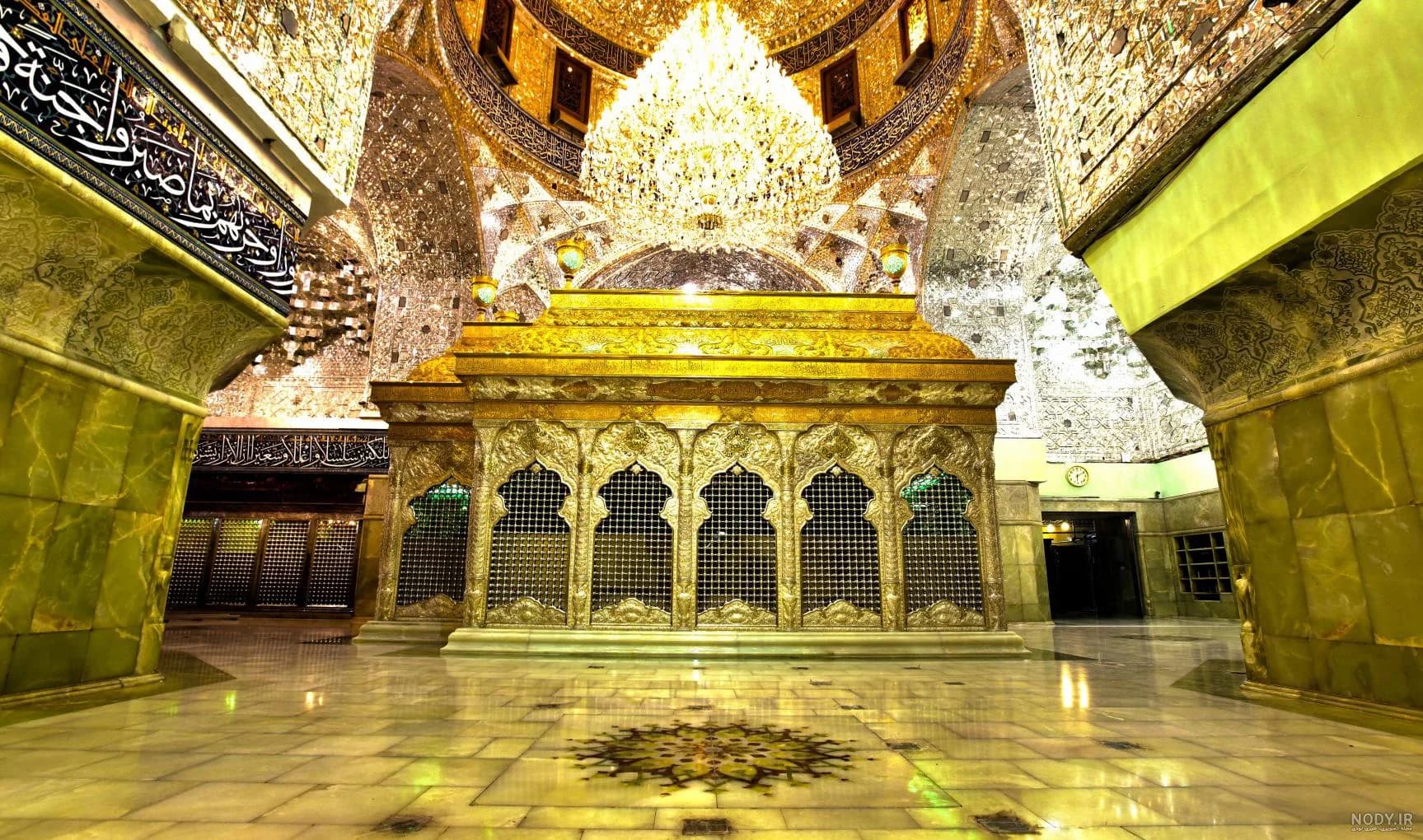 ضریح امام حسین (امام حسین(ع)، حضرت علی اکبر(ع)،حضرت علی اصغر(ع)، خانم بی بی رباب(س))
